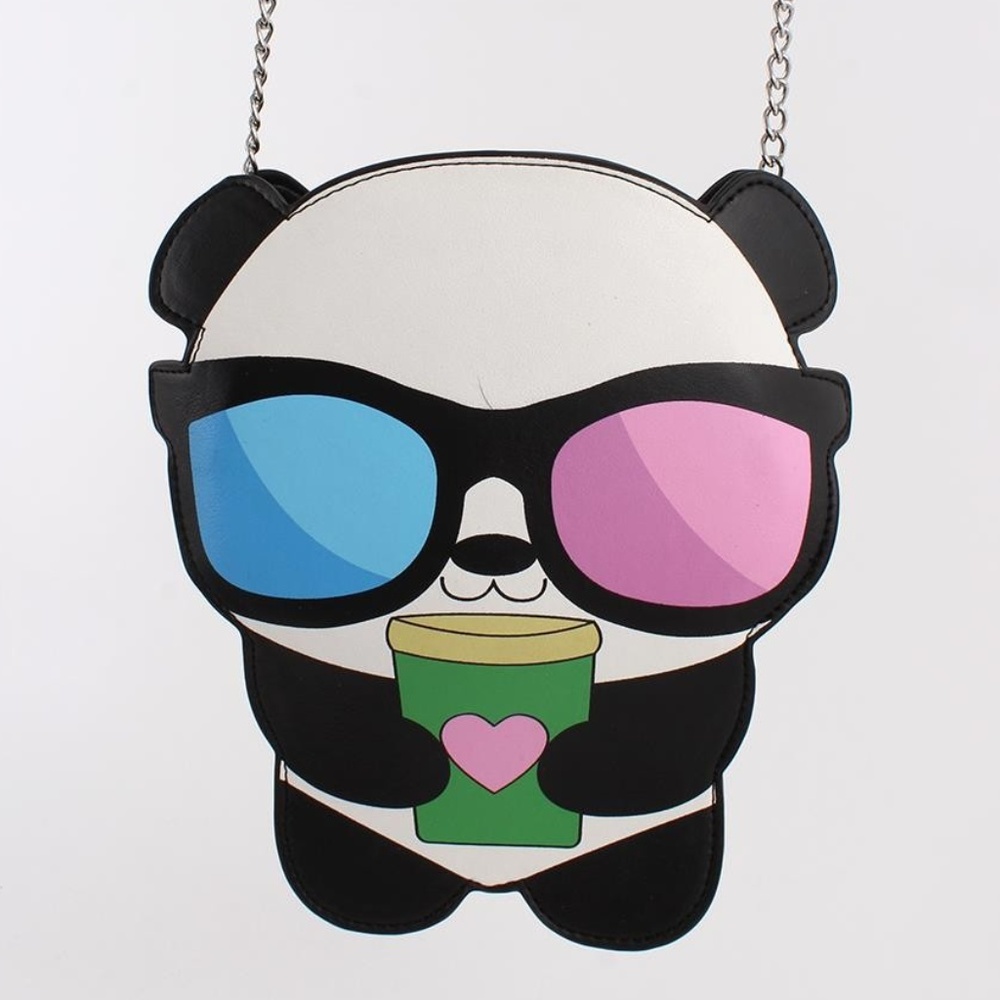 NEW Cool panda shape hand bag